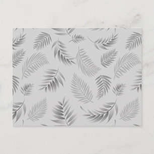 Carte Postale Motif de feuilles tropicales 5