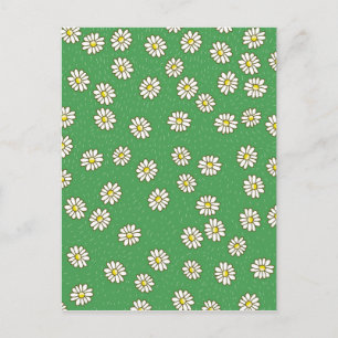 Carte Postale Motif de fleur de marguerite