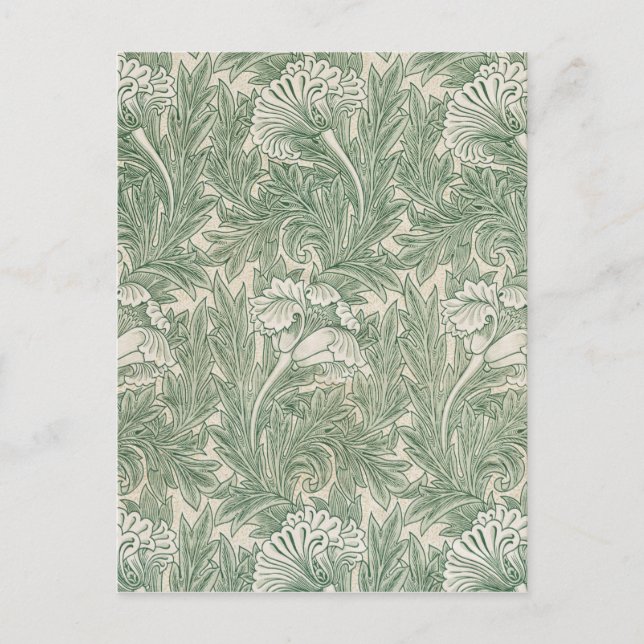 Carte Postale Motif de fleurs, William Morris (Devant)