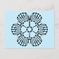 Motif de graphique de Crochet de fleurs - Arrière