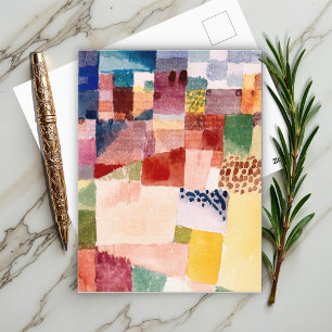 Carte Postale Motif de Hammamet par Paul Klee, Art Abstrait