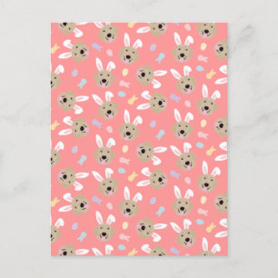 Carte Postale Motif de l'épreuve de Pâques Bunny