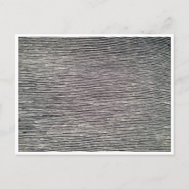 Carte Postale motif de ligne (Devant)