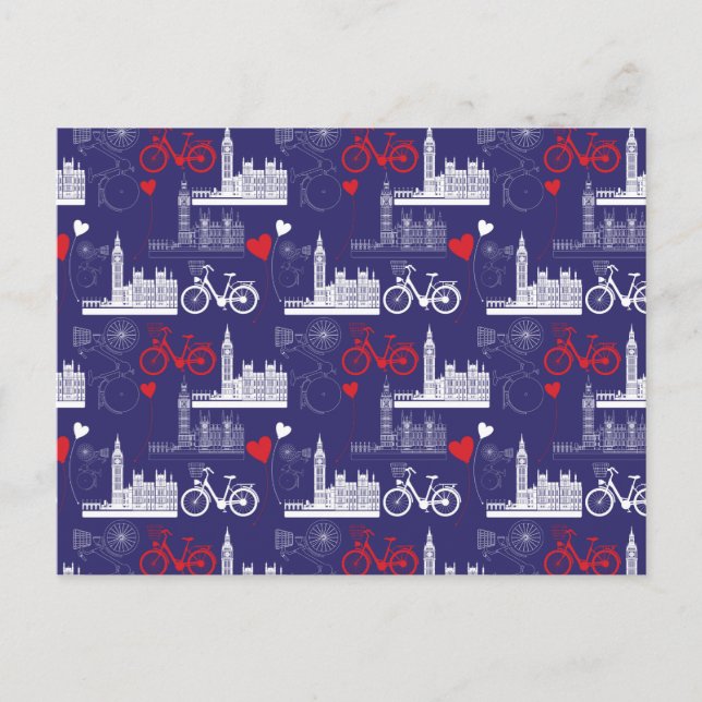 Carte Postale Motif de Londres (Devant)