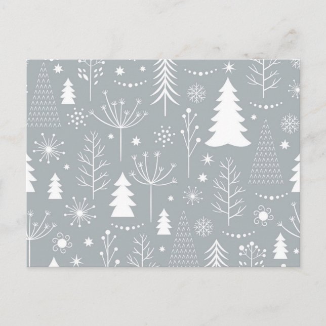 Carte Postale Motif de Noël (Devant)