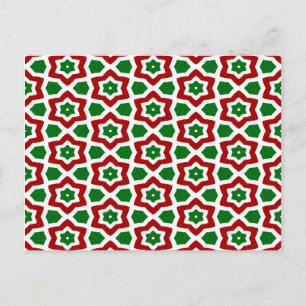 Carte Postale Motif de Noël