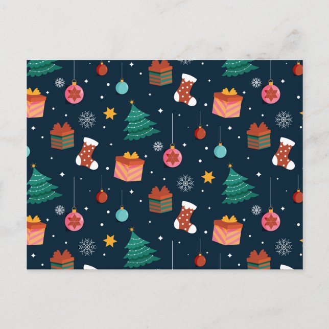 Carte Postale Motif de Noël 96 (Devant)