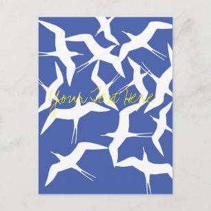 Carte Postale Motif de produit d'oiseaux volants magnifiques