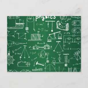 Carte Postale Motif de tableau de bord physique