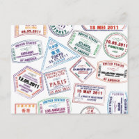 Motif de tampon de passeport Imprimer