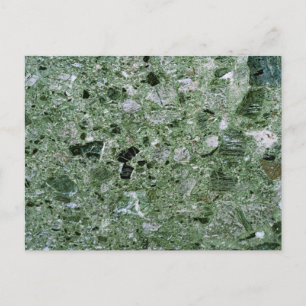 Carte Postale Motif de texture en marbre vert rétro