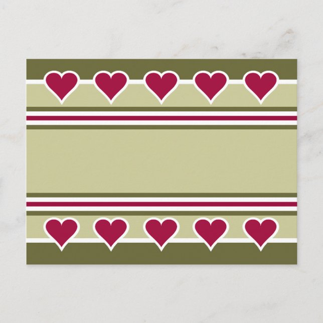 Carte postale motif de vacances, personnalisable (Devant)