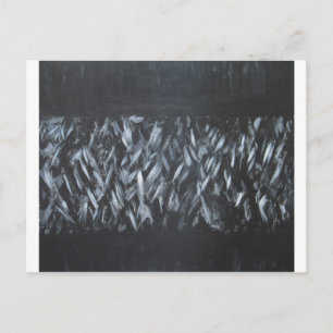 Carte Postale Motif d'éclosion croisée tridimensionnelle