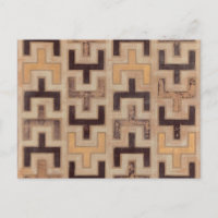 Motif décoratif africain en tissu boueux