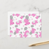 Motif d'éléphants roses, éléphants mignons, étoile