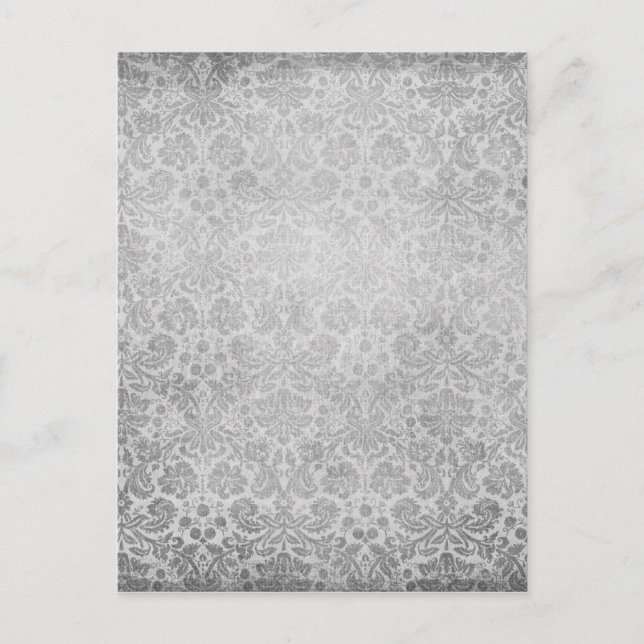 Carte Postale Motif des damas grises (Devant)