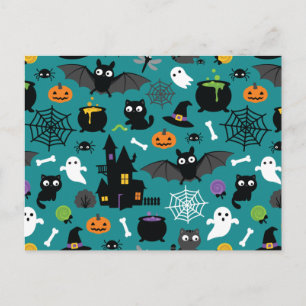 Carte Postale Motif d'Halloween