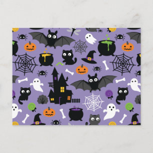 Carte Postale Motif d'Halloween