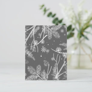 Carte Postale Motif d'hiver 4