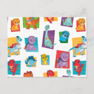 Carte Postale Motif Dino Ranch