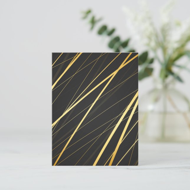 Carte Postale Motif d'or 1 (Debout devant)