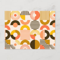 Motif du cercle d'art moderne de Retro Bauhaus