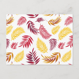 Carte Postale Motif Feuille tropical 20