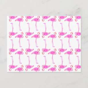 Carte Postale Motif flamant rose 2