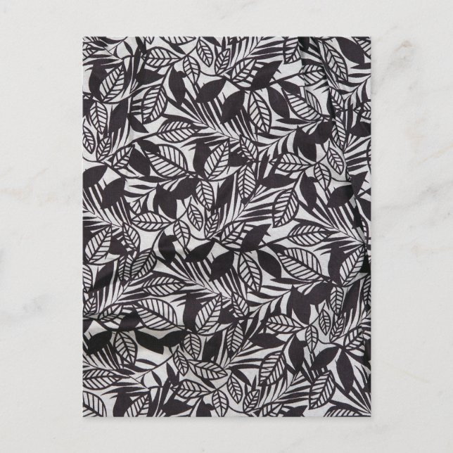 Carte Postale motif floral Abstrait (Devant)