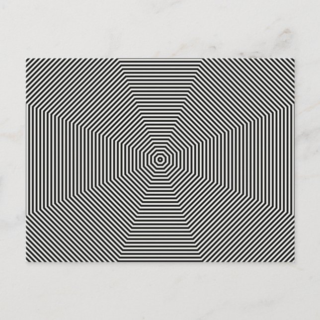 Carte Postale Motif géométrique (Devant)