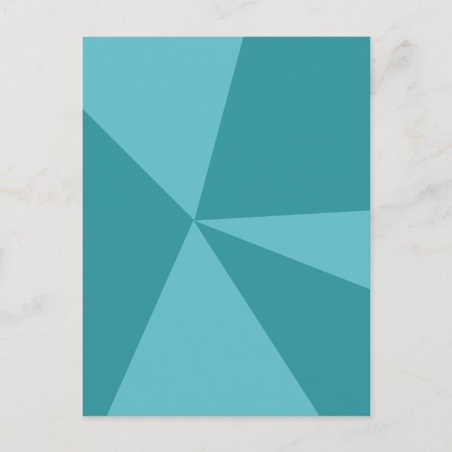 Carte Postale Motif géométrique triangles (Devant)
