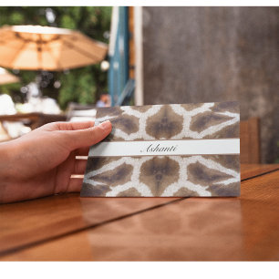 Carte Postale Motif girafe style safari personnalisable