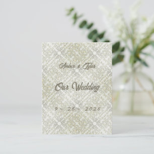 Carte Postale Motif gribouillé élégant