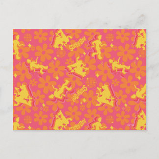 Carte Postale Motif Groovy Disco Scooby-Doo