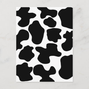 Carte Postale Motif imprimé vache