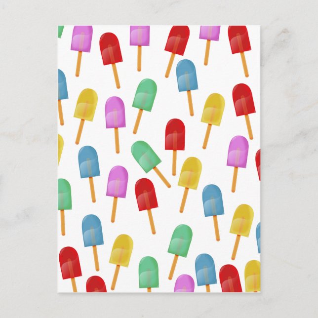 Carte Postale Motif Lolly glacé (Devant)