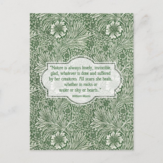 Carte Postale Motif Marigold - William Morris (Devant)