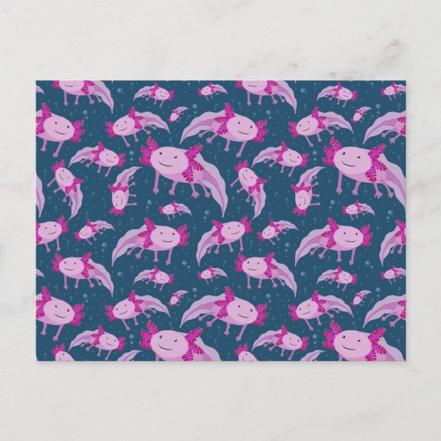 Carte Postale Motif mexicain de poisson de marche (Devant)