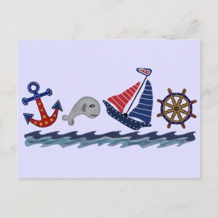Carte Postale Motif nautique