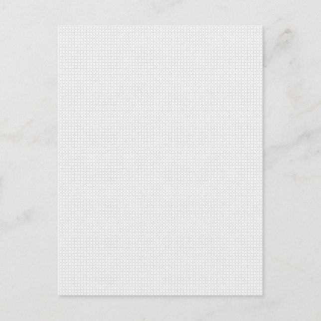 Carte Postale Motif noir Polka Dot | Points minuscules (Devant)