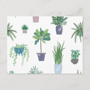 Carte Postale motif plante