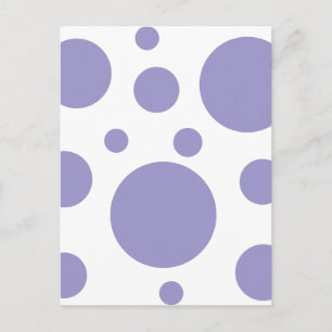 Carte Postale Motif pois modernes