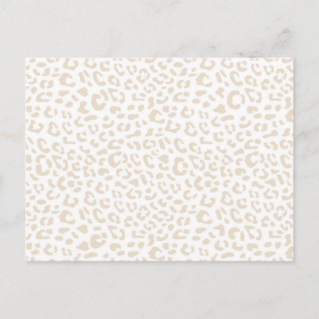 Carte Postale motif poster de animal (Devant)