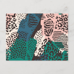 Carte Postale motif poster de animal