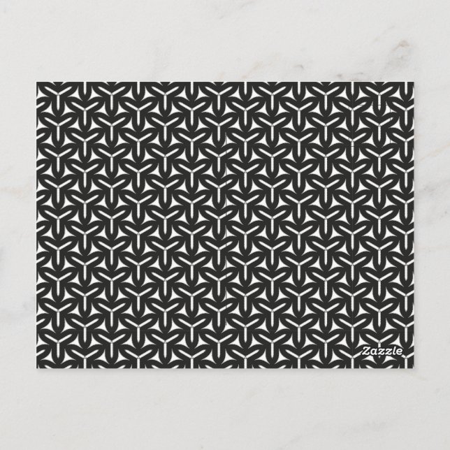 Carte postale Motif pour serveurs lame gothiques (Dos)