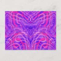Motif psychédélique violet