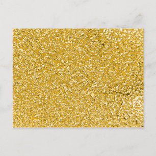 Carte Postale Motif PURE GOLD Splatter + votre texte