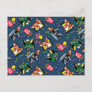 Carte Postale Motif Rétro-onde Gremlins™ 80's