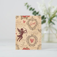 Motif romantique de vintage Cupid (3)
