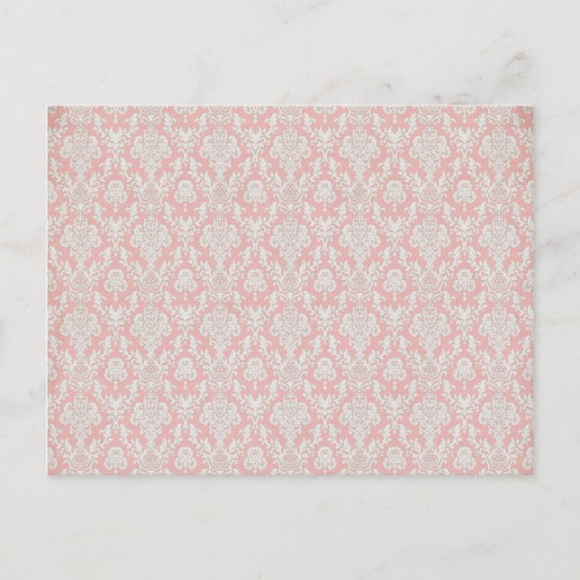 Carte Postale motif rose cool (Devant)